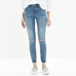 Madewell high riser skinny cut jeans jasper 26x27